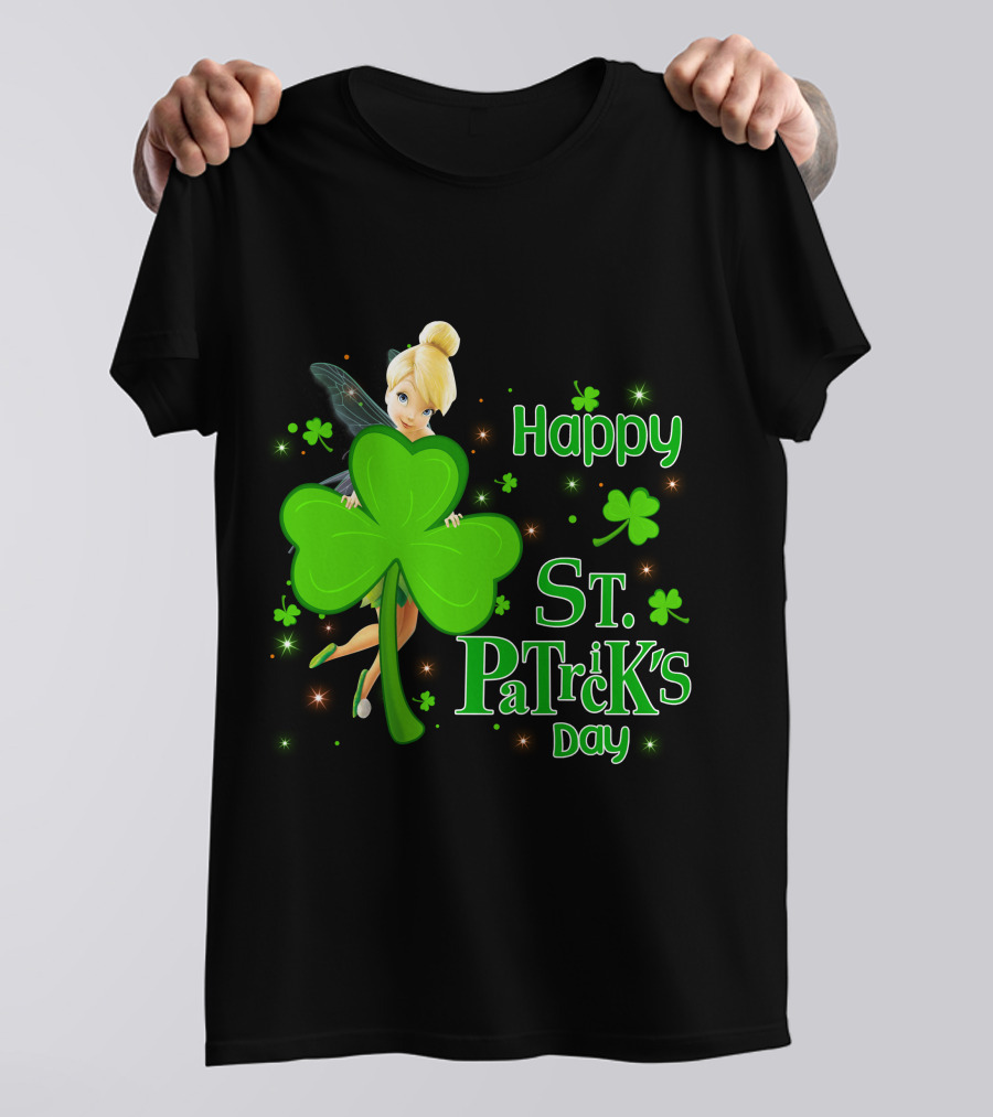 Tinkerbell Happy St. Patrick's Day T-Shirt