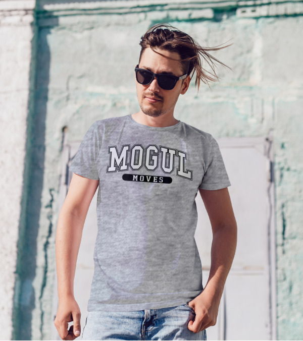 Mogul Moves Athletic Style Lettering T-Shirt