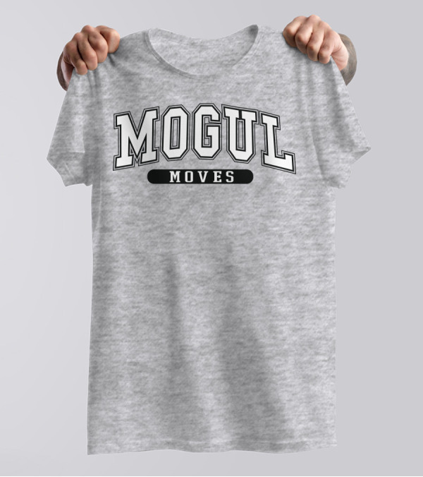 Mogul Moves Athletic Style Lettering T-Shirt
