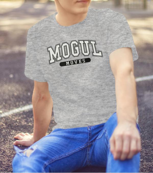 Mogul Moves Athletic Style Lettering T-Shirt