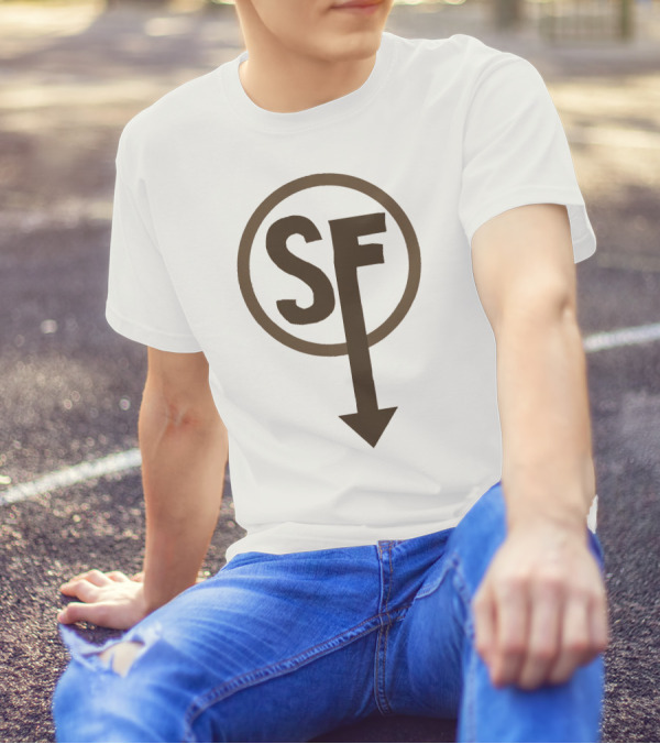 Sally Face SF Logo Circle Arrow T-Shirt