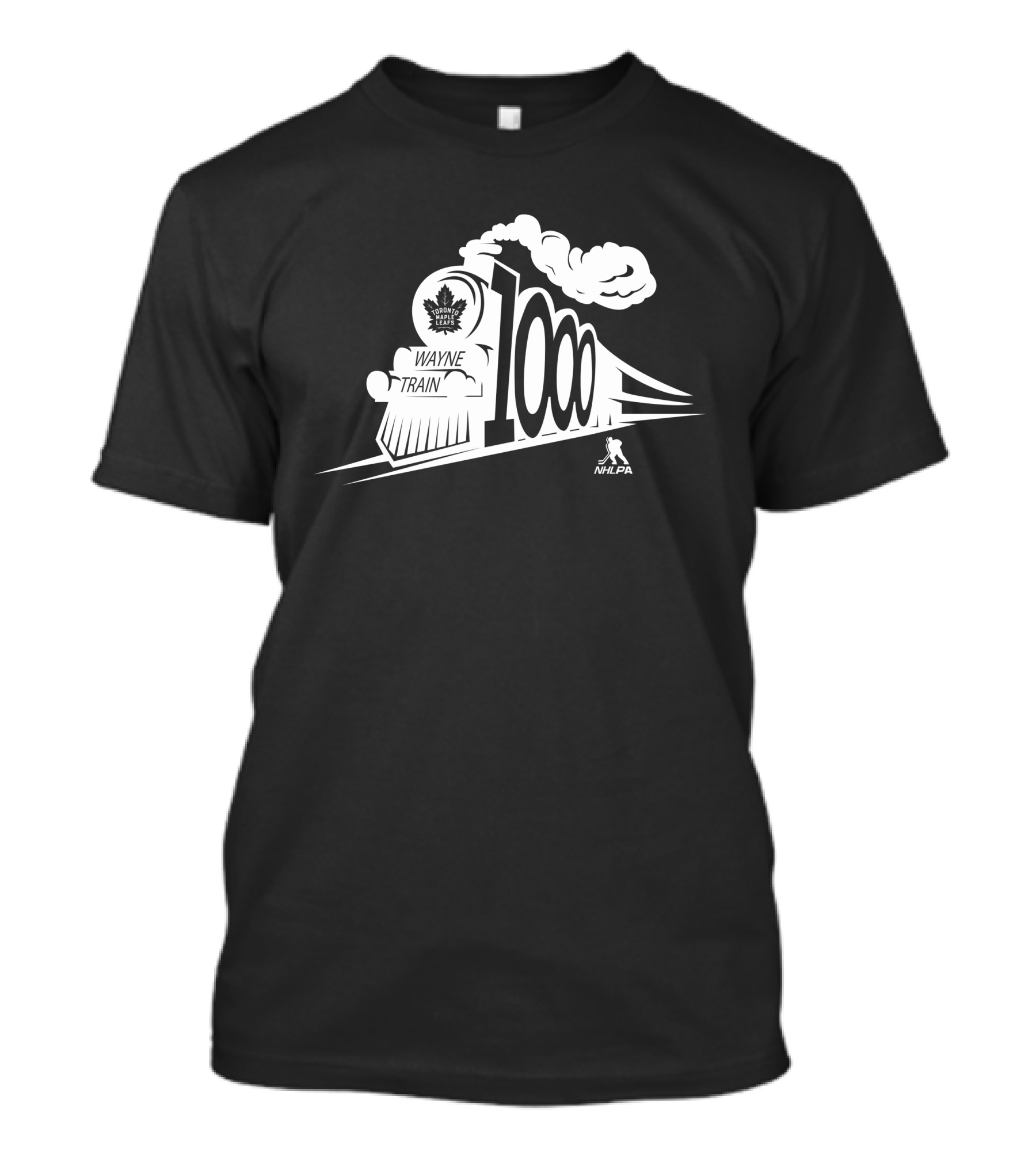 Wayne Train 1000 Games Toronto Maple Leafs NHLPA T-Shirt