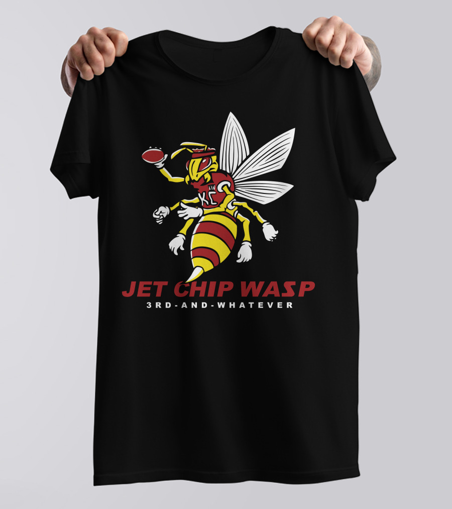 KC Chiefs Jet Chip Wasp 3rd And Whatever T-Shirt