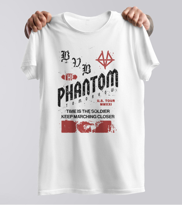 BVB The Phantom Tomorrow U.S. Tour MMXXI Time Is The Soldier Keep Marching Closer T-Shirt
