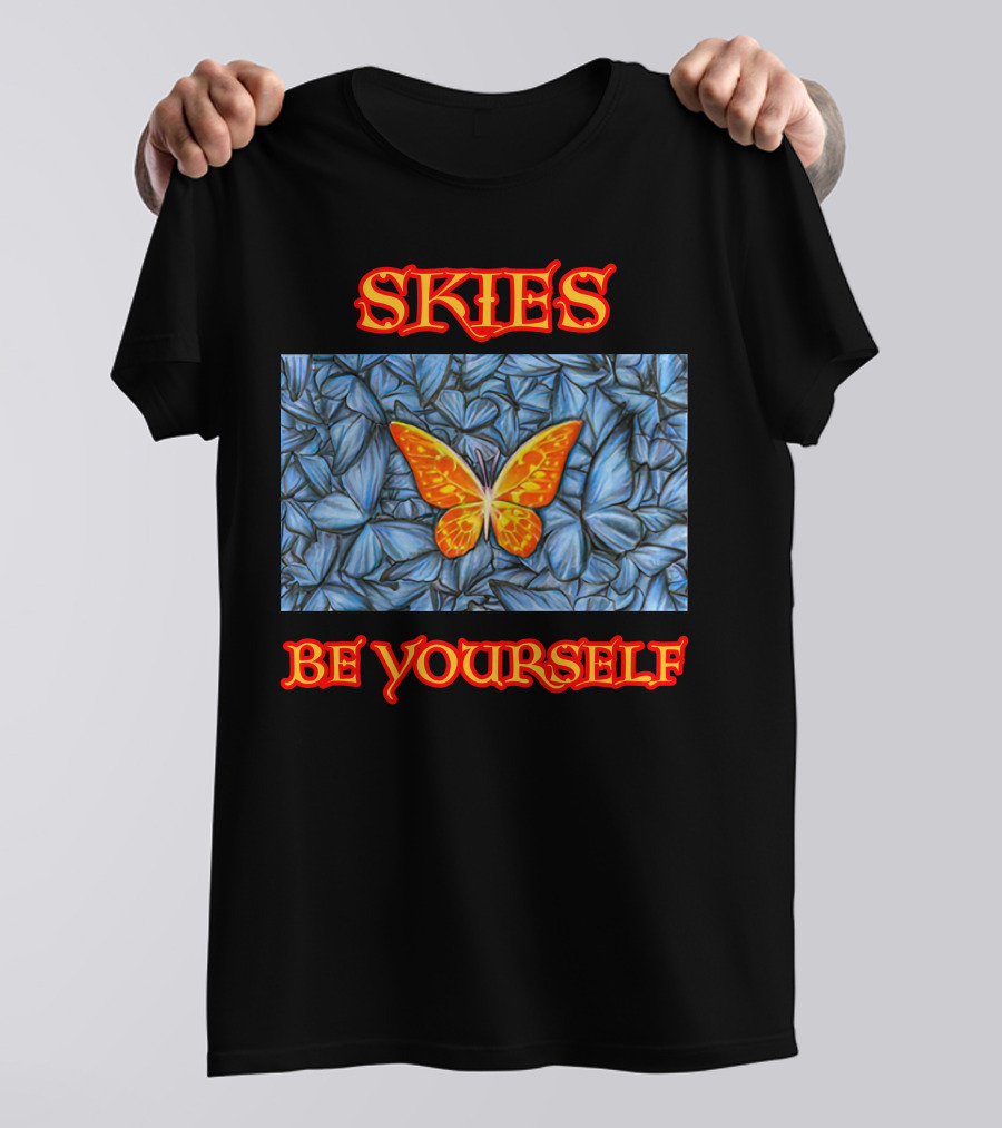 Skies Be Yourself Butterfly Blue And Orange Lil Skies Merch T-Shirt