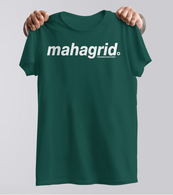 Mahagrid MGDESIGNSTUDIO Forest Green T-Shirt