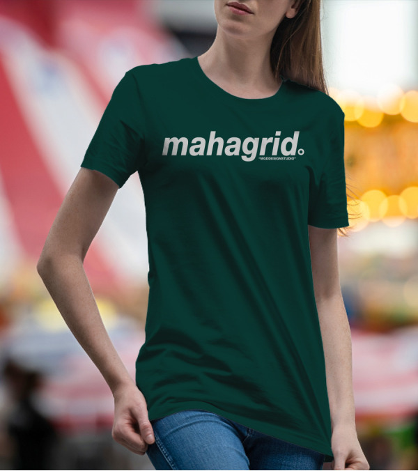 Mahagrid MGDESIGNSTUDIO Forest Green T-Shirt