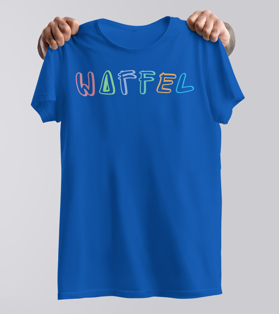 Sturmwaffel Colorful Neon Lettering T-Shirt