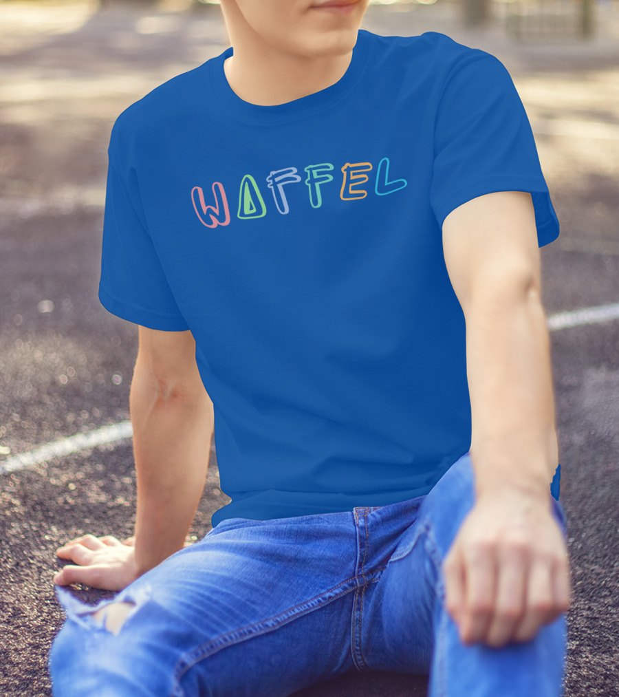 Sturmwaffel Colorful Neon Lettering T-Shirt
