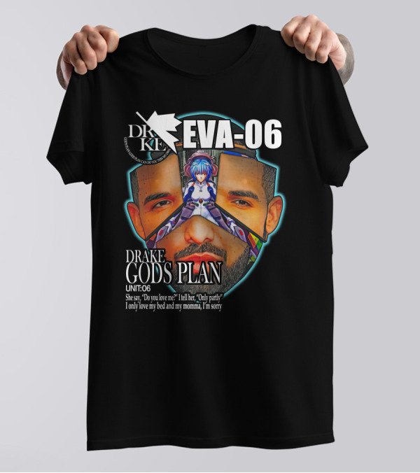 DRAKE EVA-06 GODS PLAN UNIT 06 T-Shirt