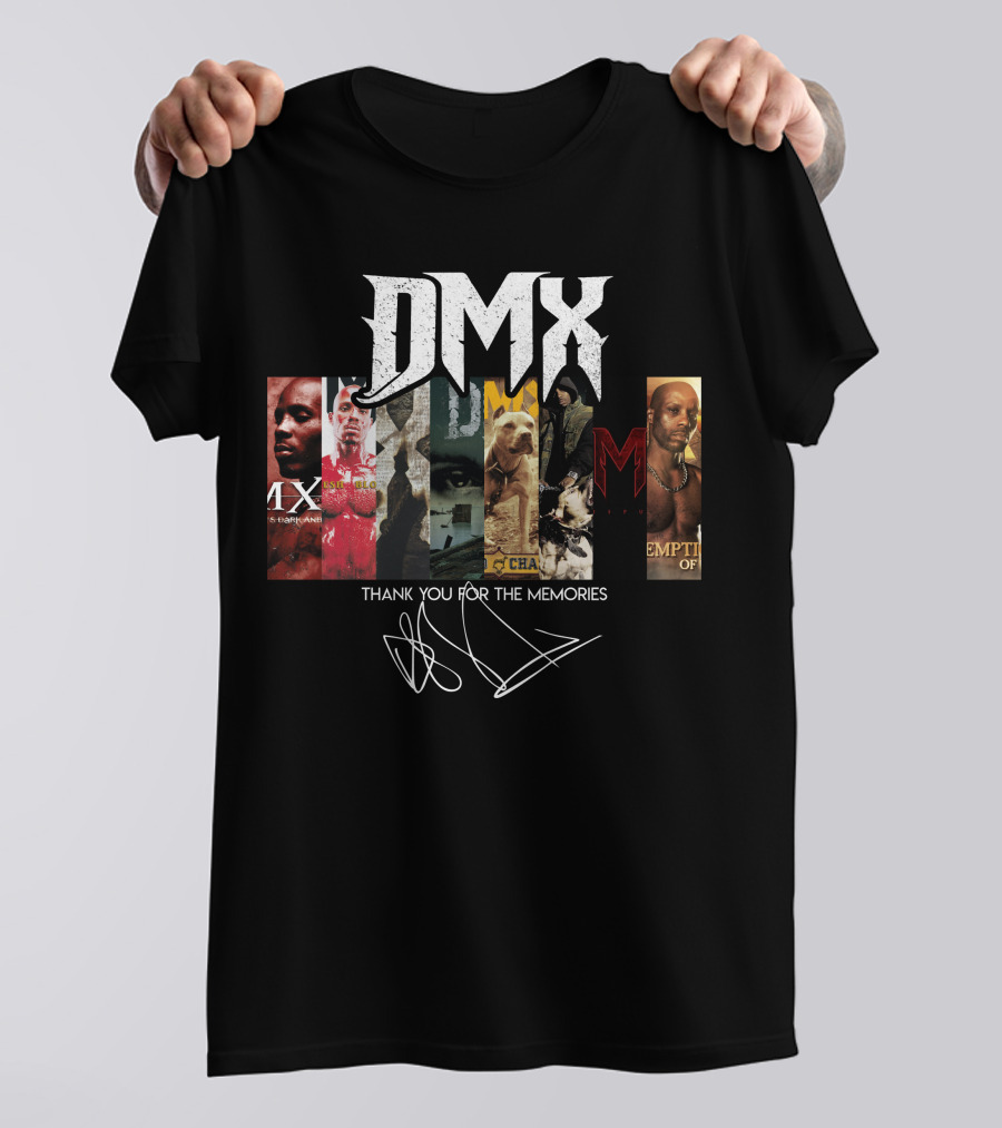 DMX Thank You For The Memories Album Covers Collage T-Shirt