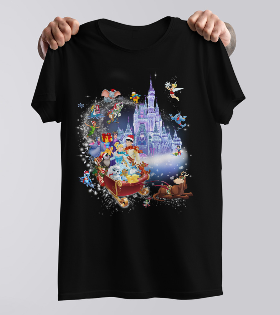Cinderella Christmas Magic Kingdom Holiday Adventure T-Shirt
