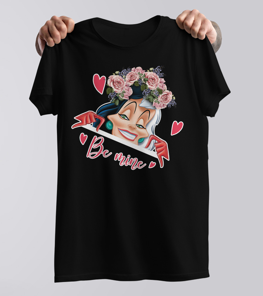 Cruella Be Mine Roses Hearts T-Shirt