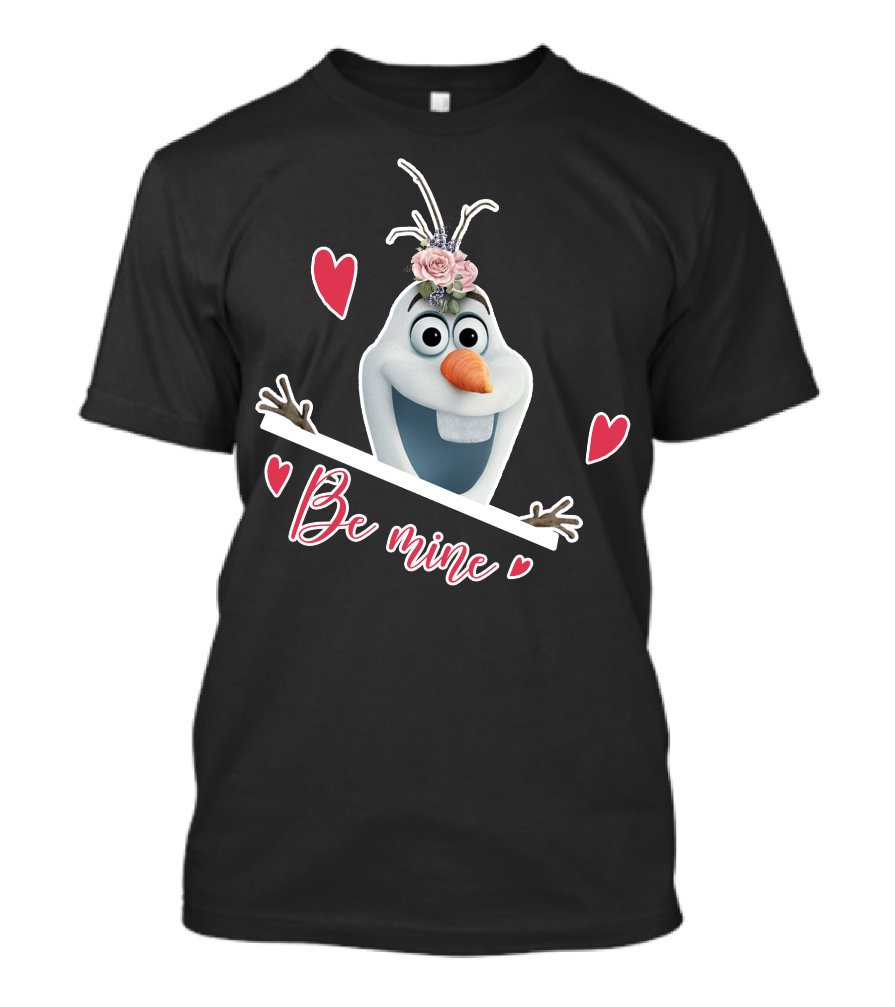 Olaf Be Mine Frozen Valentine's Day Hearts T-Shirt