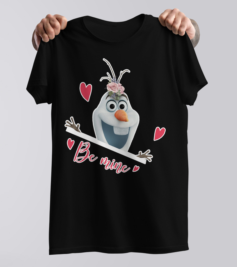 Olaf Be Mine Frozen Valentine's Day Hearts T-Shirt