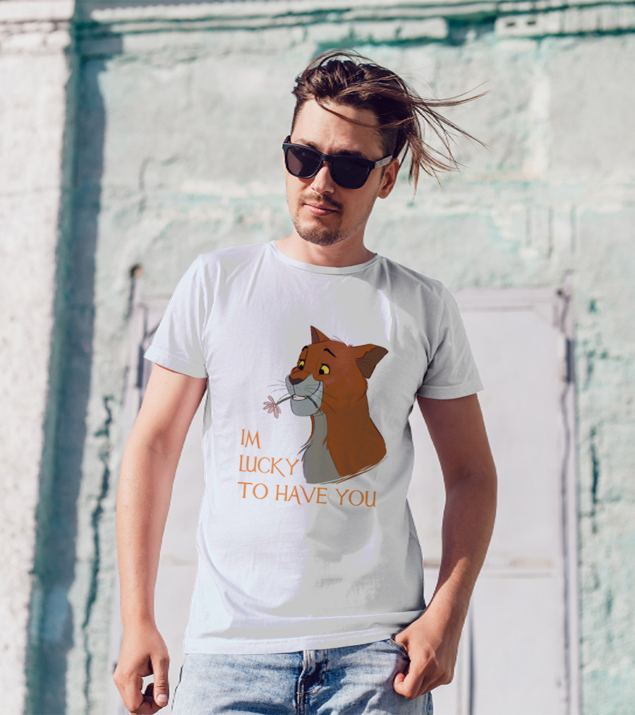 Thomas O'Malley Aristocats I'm Lucky To Have You T-Shirt