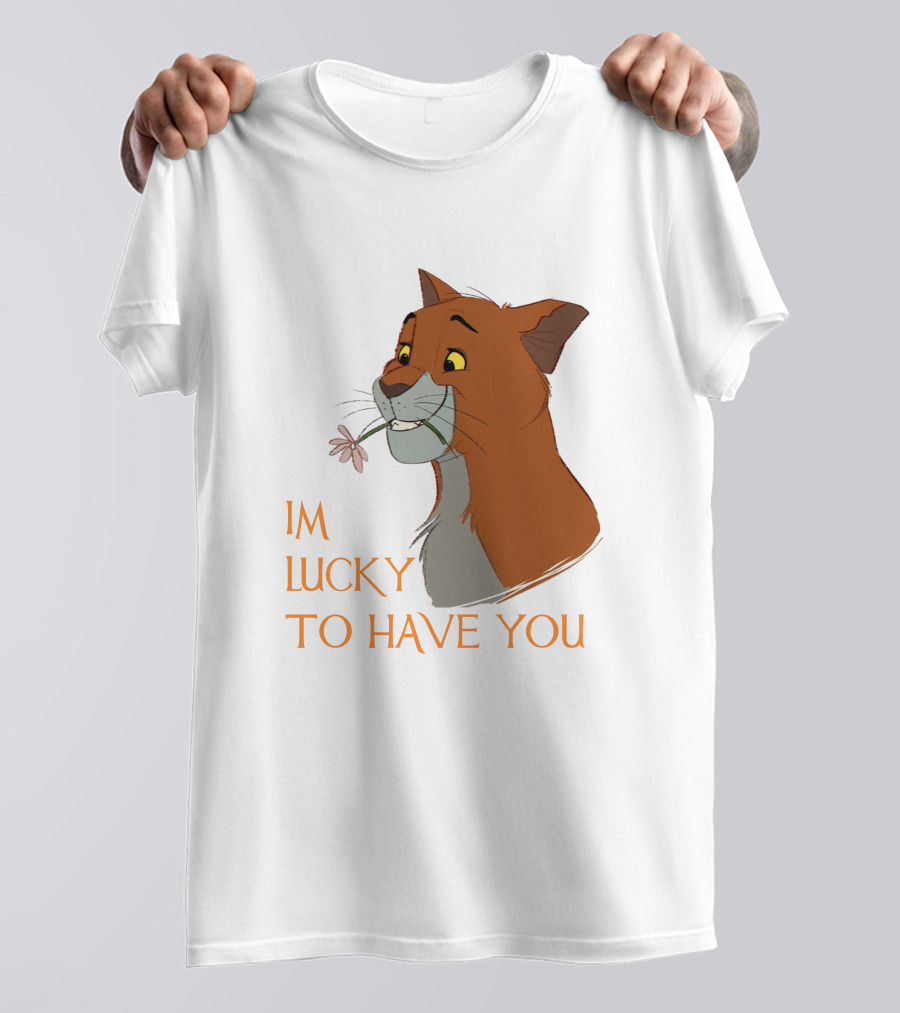 Thomas O'Malley Aristocats I'm Lucky To Have You T-Shirt