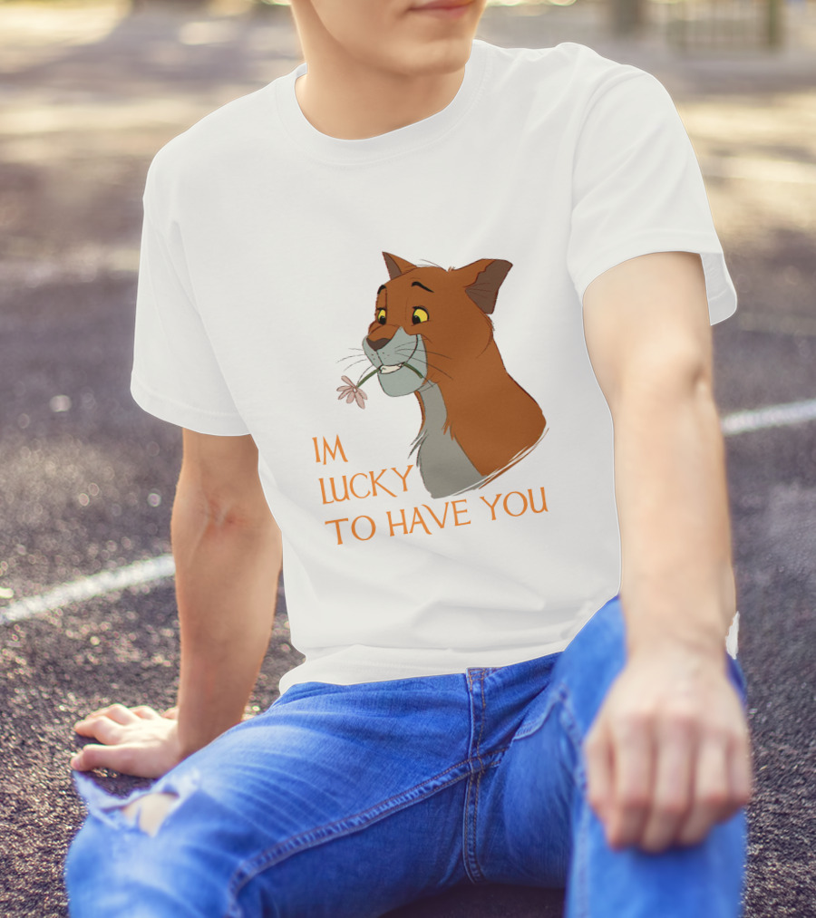 Thomas O'Malley Aristocats I'm Lucky To Have You T-Shirt