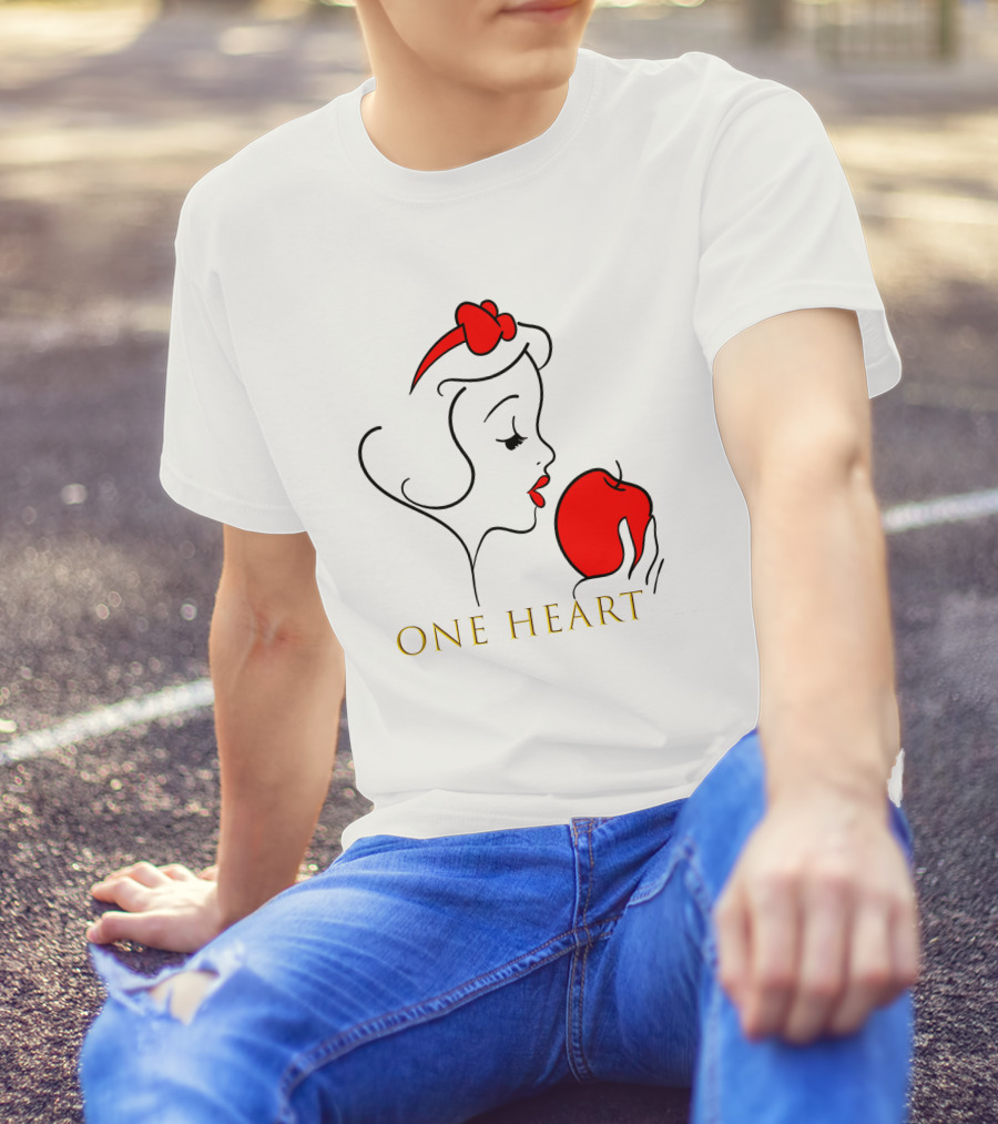 Snow White One Heart Apple T-Shirt