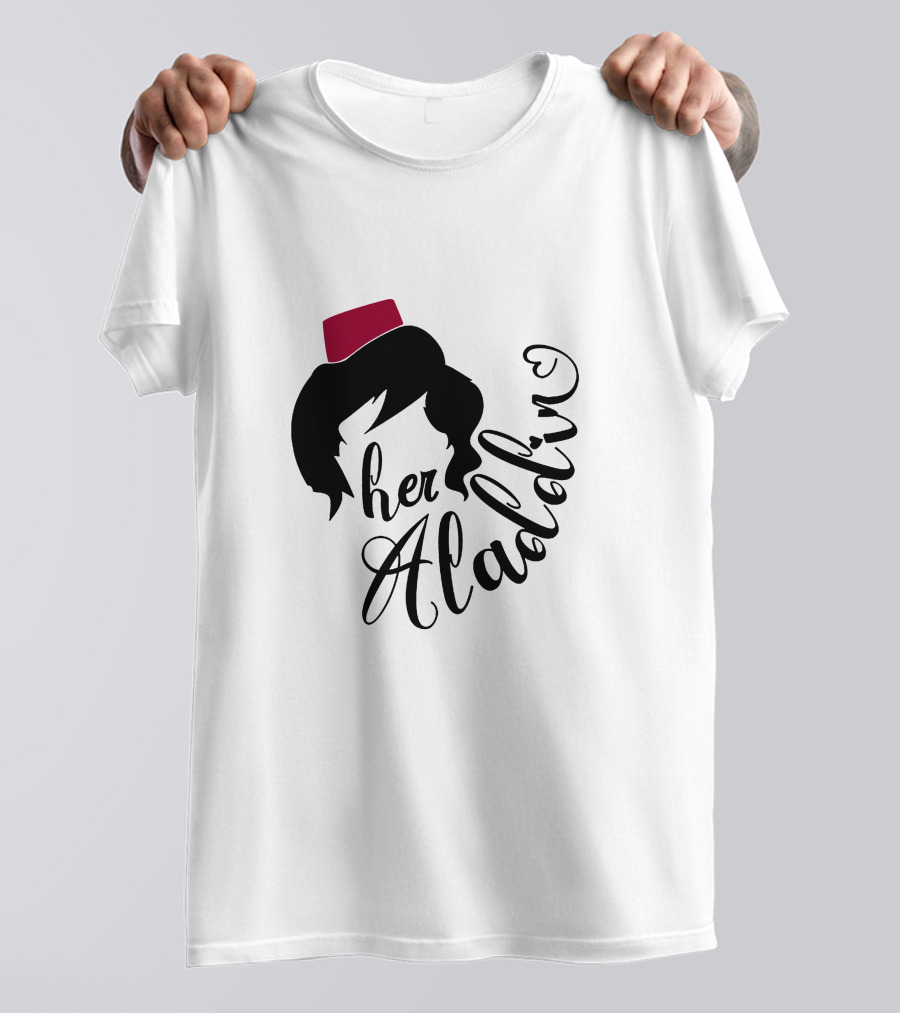 Her Aladin Iconic Silhouette Fez Hat T-Shirt