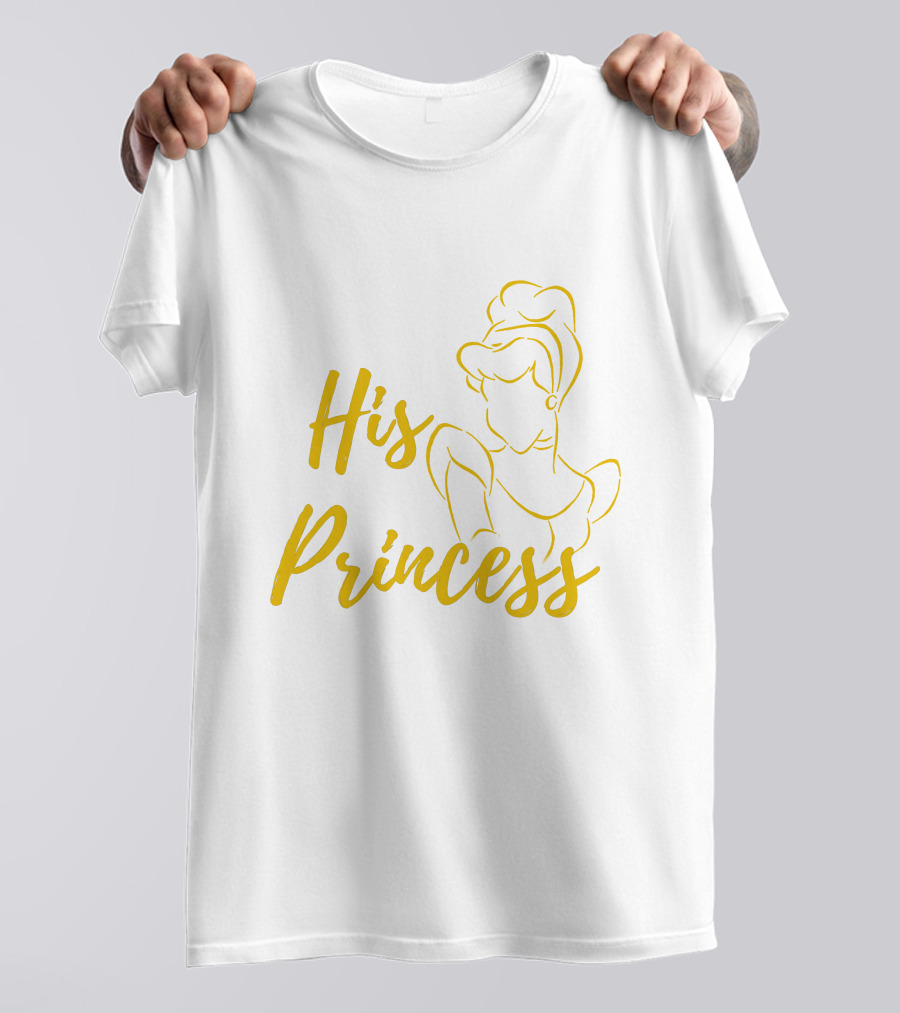 Cinderella His Princess Disney Inspired Iconic T-Shirt