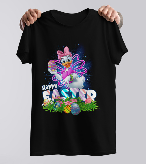 Happy Easter Daisy Duck Easter Eggs T-Shirt
