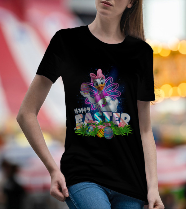 Happy Easter Daisy Duck Easter Eggs T-Shirt