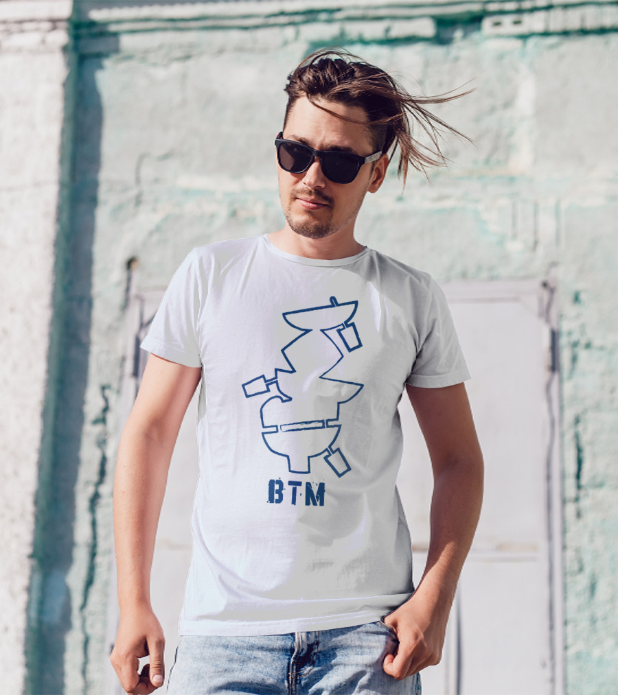 BTM Stacked Bowls Abstract Graphics T-Shirt