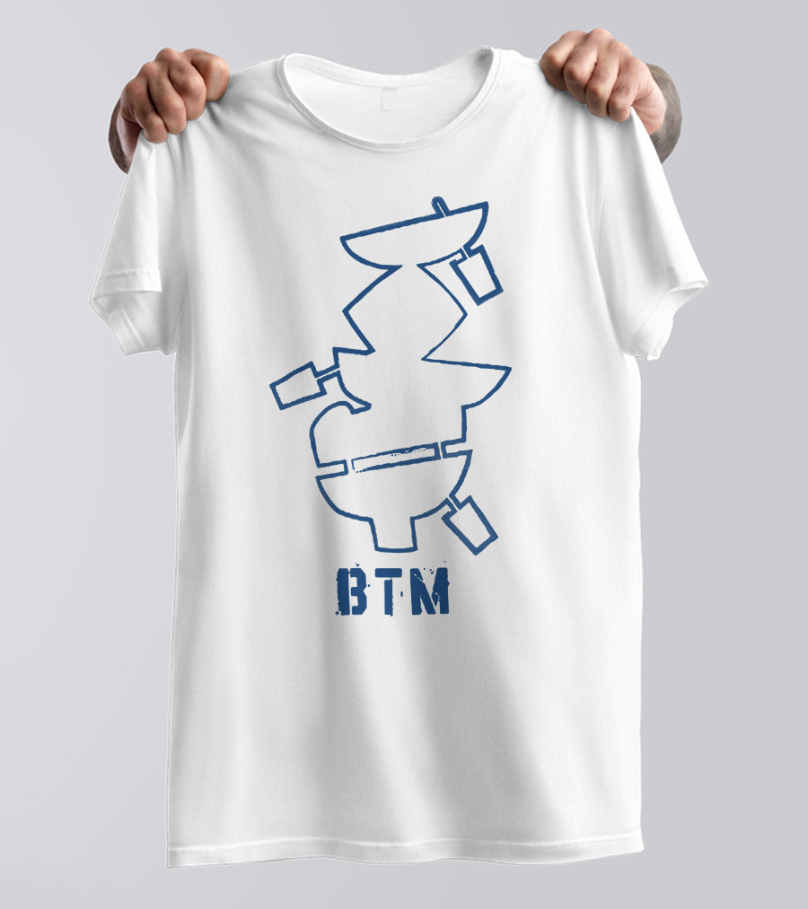 BTM Stacked Bowls Abstract Graphics T-Shirt