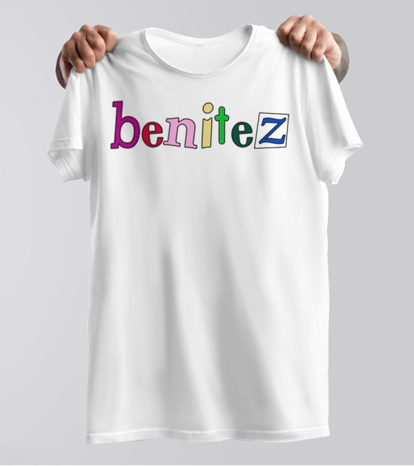 Benitez Rainbow Alphabet Letters T-Shirt