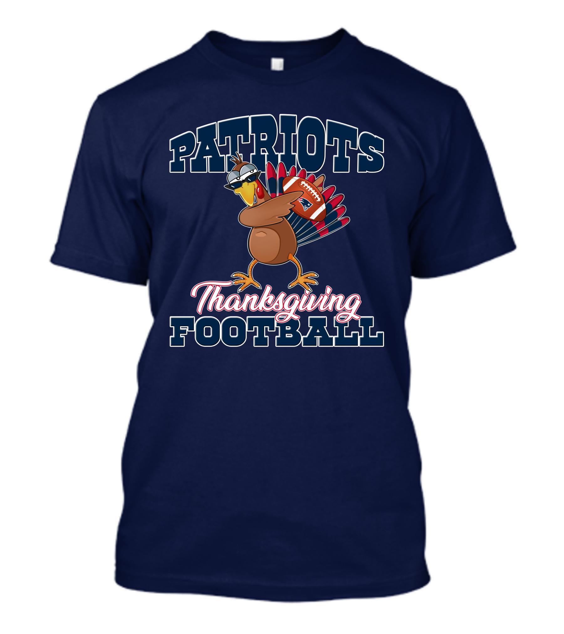 PATRIOTS Thanksgiving Football Turkey T-Shirt