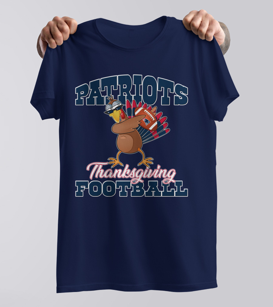 PATRIOTS Thanksgiving Football Turkey T-Shirt