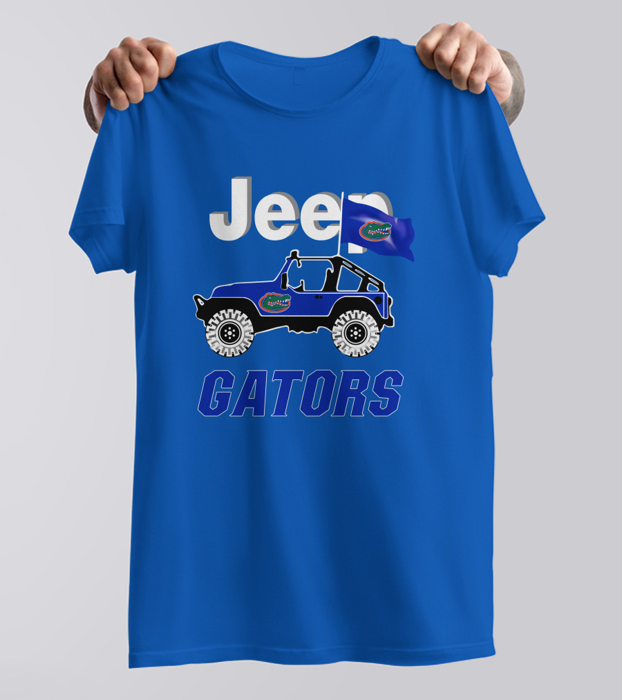 Jeep Florida Gators Flag Adventure T-Shirt