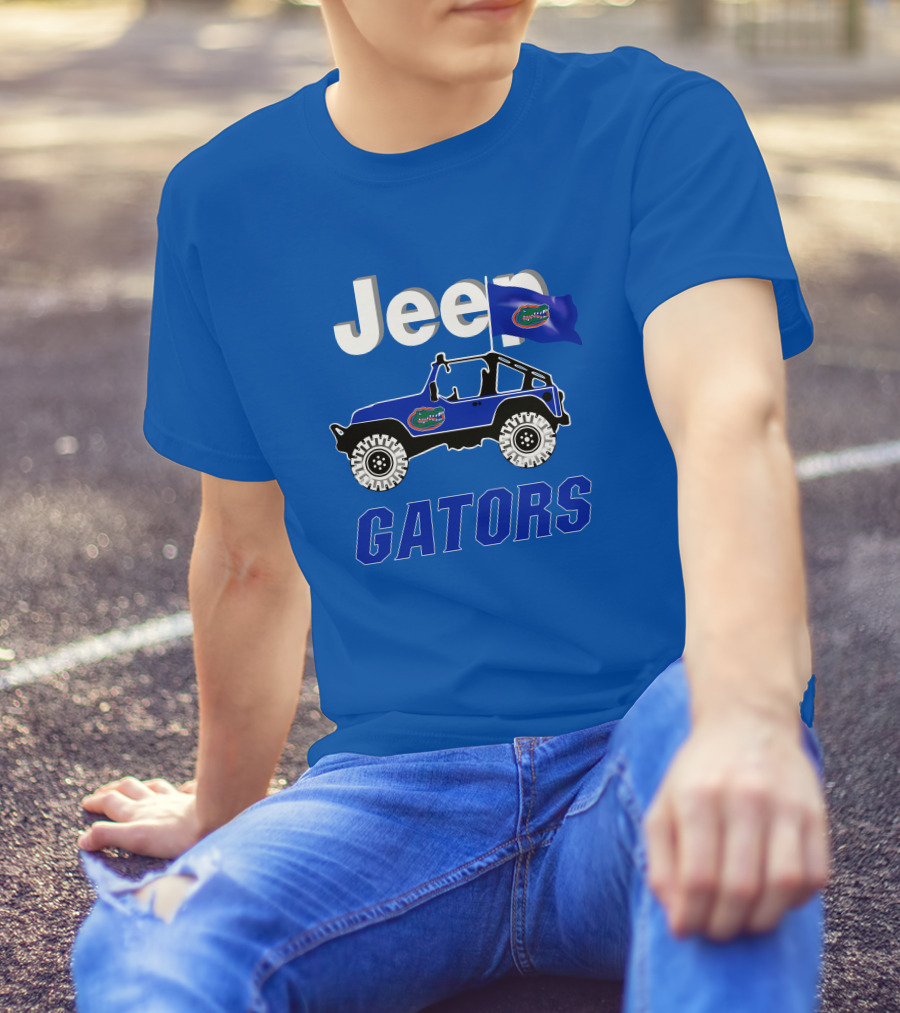 Jeep Florida Gators Flag Adventure T-Shirt
