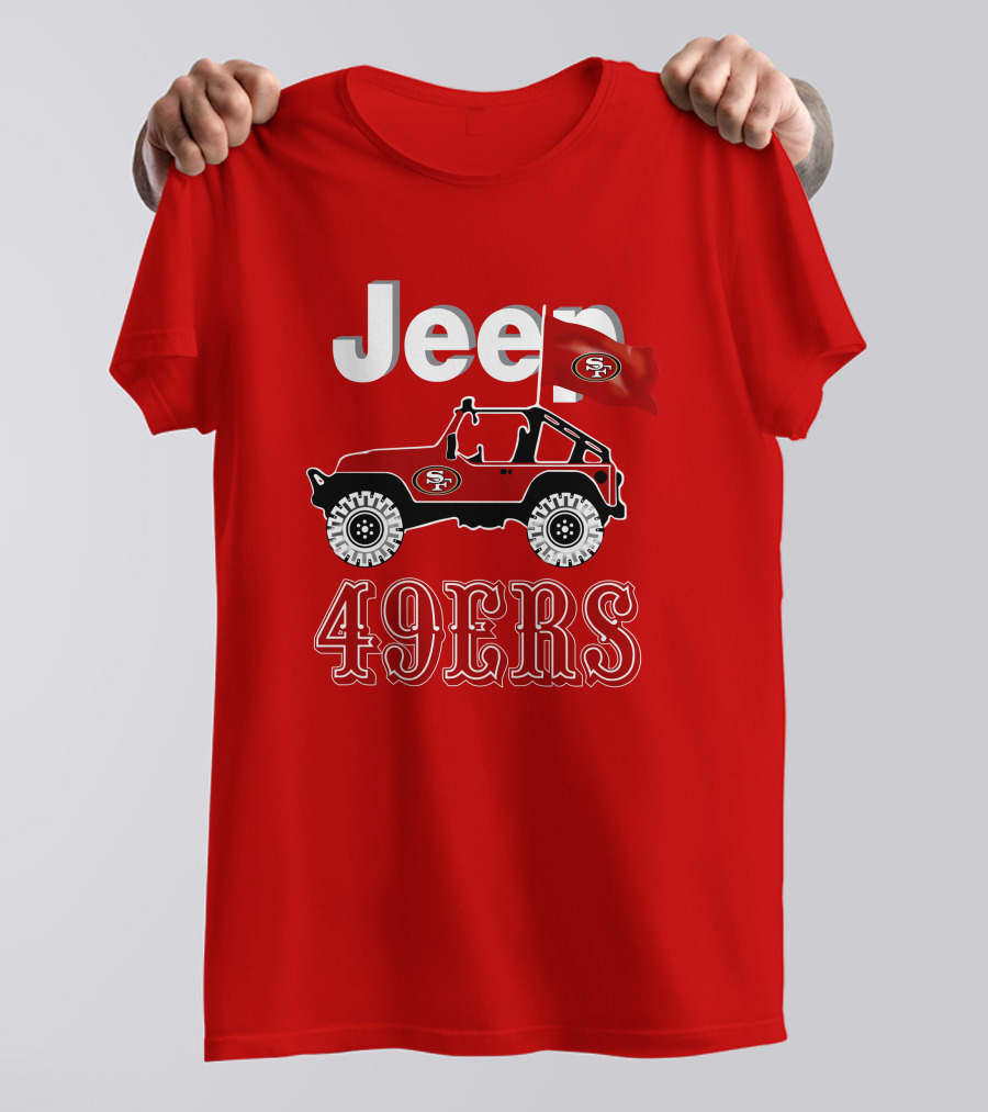 Jeep 49ers SF Flag T-Shirt