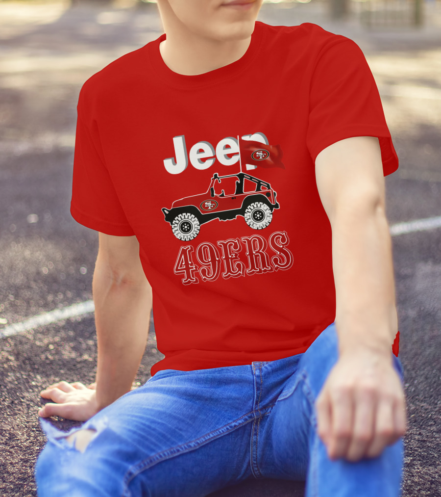 Jeep 49ers SF Flag T-Shirt
