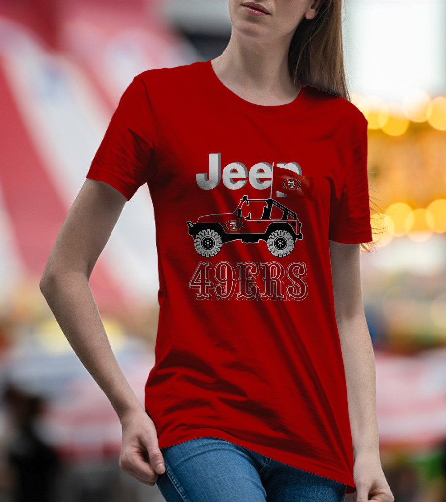 Jeep 49ers SF Flag T-Shirt