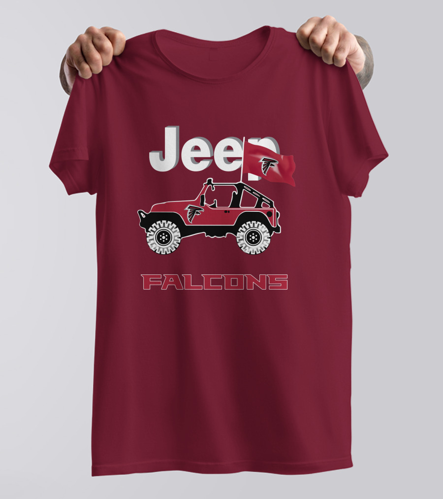 Jeep Falcons Truck Atlanta Falcons Are Coming T-Shirt