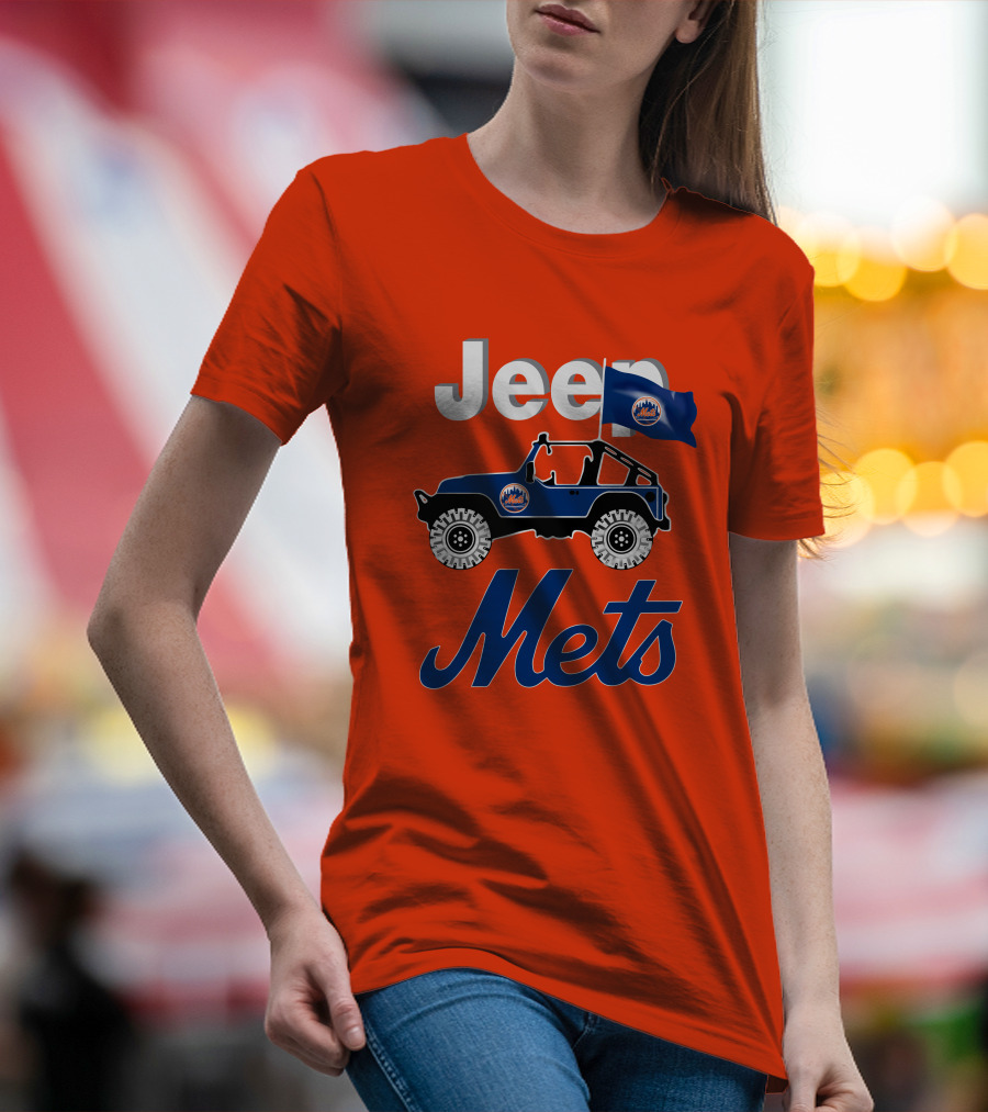 Jeep New York Mets Are Coming T-Shirt