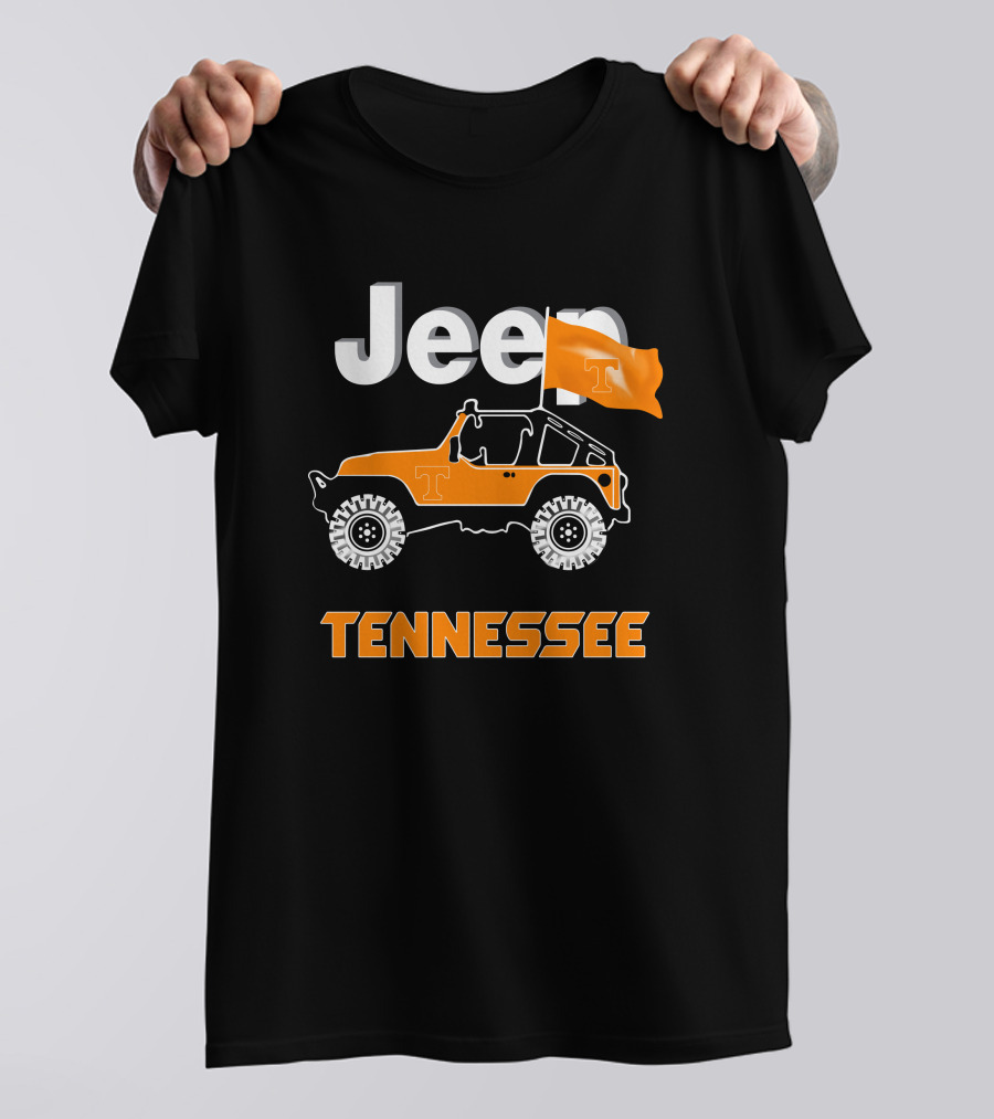 Jeep Tennessee Volunteers Orange Flag Edition T-Shirt