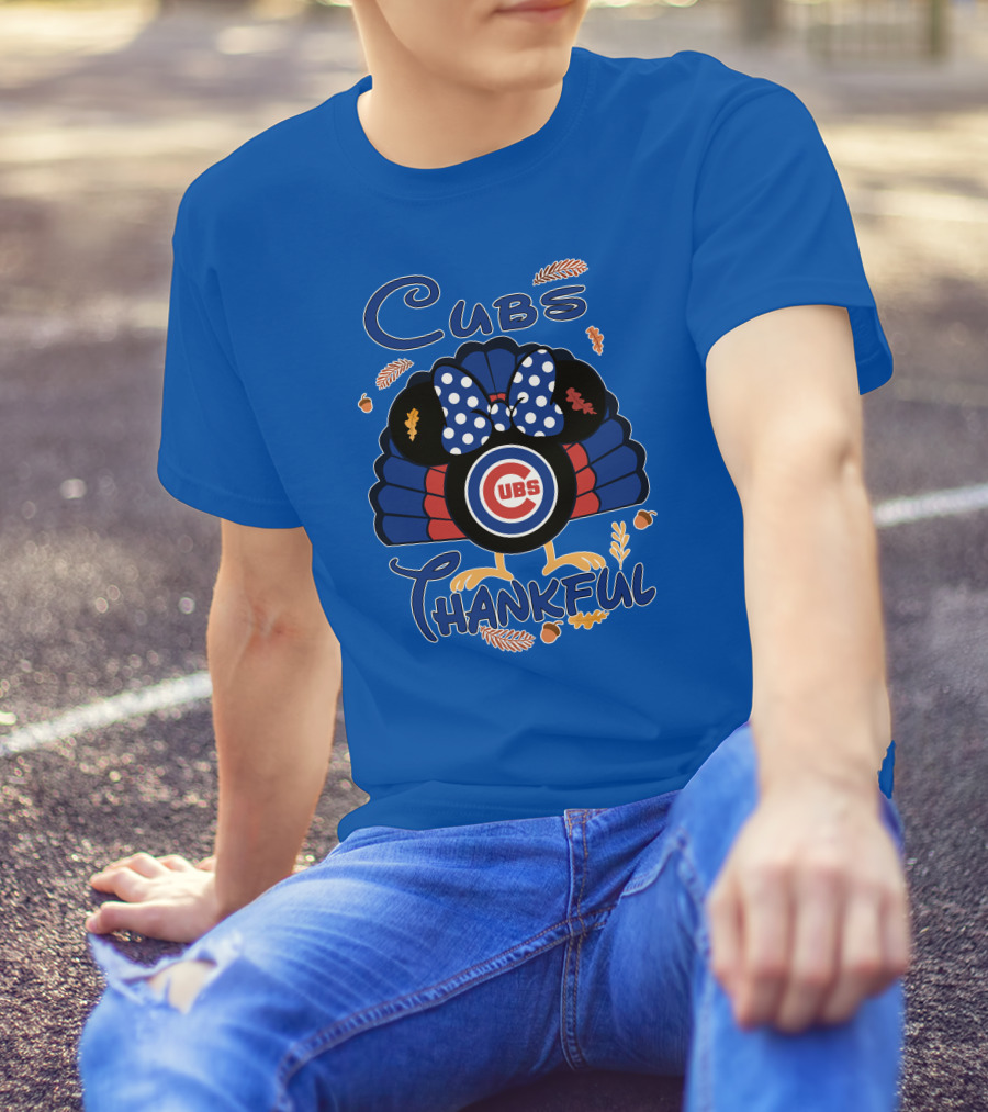 Cubs Thankful Minnie Thanksgiving T-Shirt