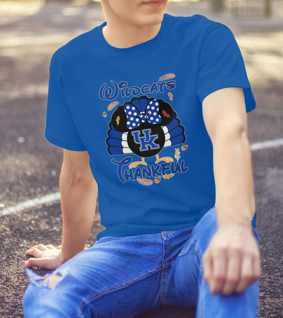 Wildcats Thankful UK Minnie Thanksgiving T-Shirt