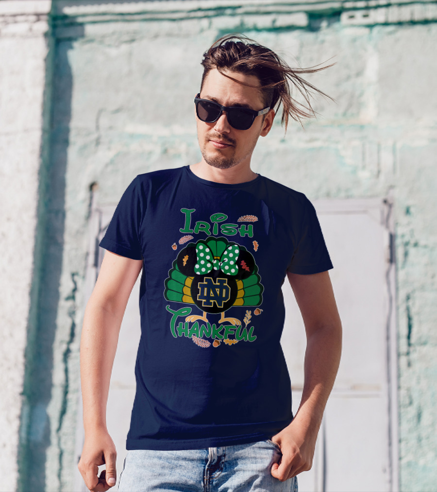 Irish Thankful ND Thanksgiving Minnie T-Shirt