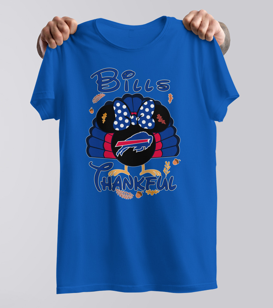 Bills Thankful Buffalo Bills Minnie Thanksgiving T-Shirt