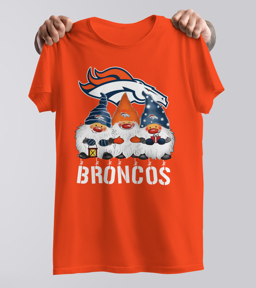 Denver Broncos Merry Christmas Happy Holidays Broncos T-Shirt