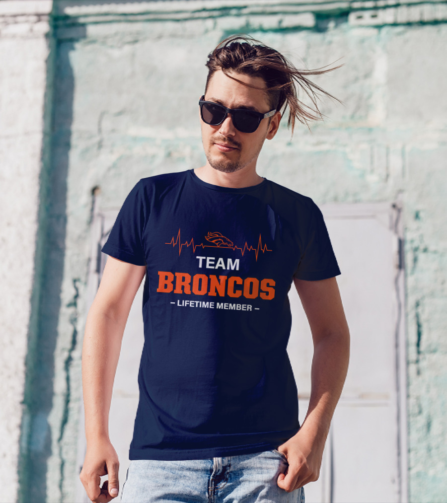 TEAM BRONCOS LIFETIME MEMBER T-Shirt