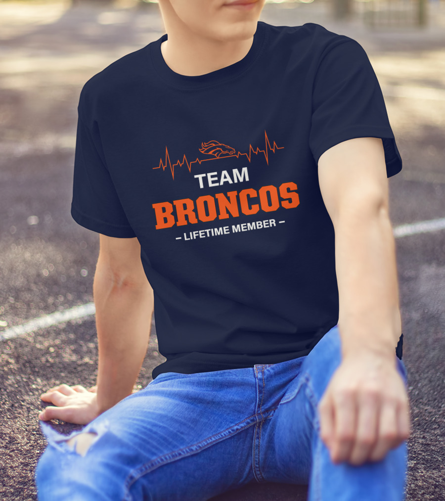 TEAM BRONCOS LIFETIME MEMBER T-Shirt