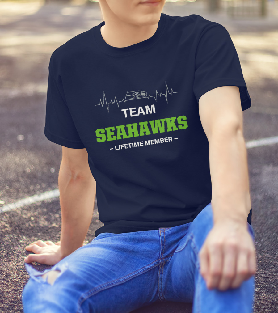 Team Seahawks Lifetime Member T-Shirt