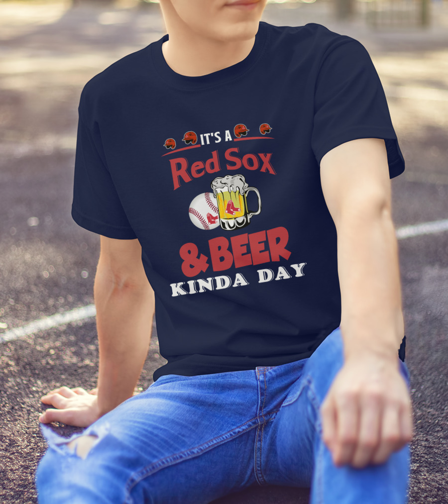 Boston Red Sox Beer Baseball Day T-Shirt