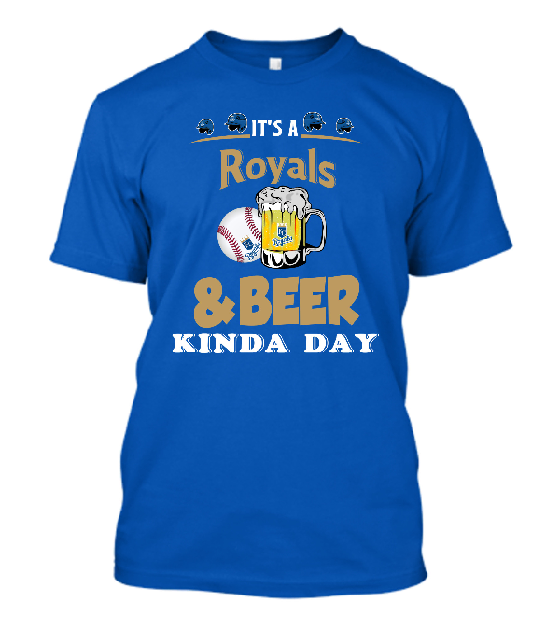 Kansas City Royals Baseball And Beer Kinda Day T-Shirt